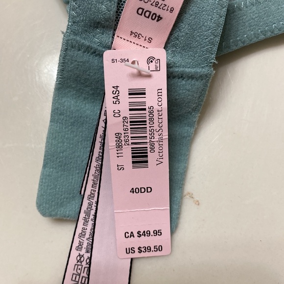 Victoria's Secret Blue and Gold Bra - Picture 6 of 8